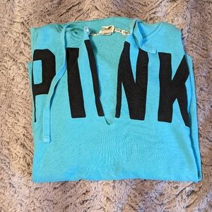 Aqua Victoria's Secret hoodie